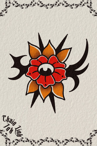 Tr-eye-bal Flower by Liam