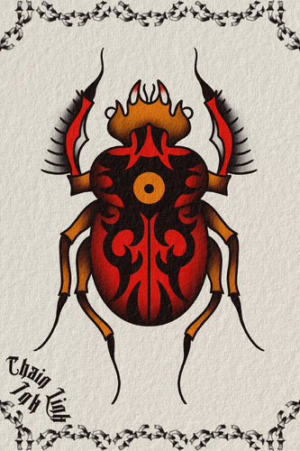 Tribal Beetle II by Liam