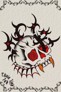 Tribal Skull by Liam