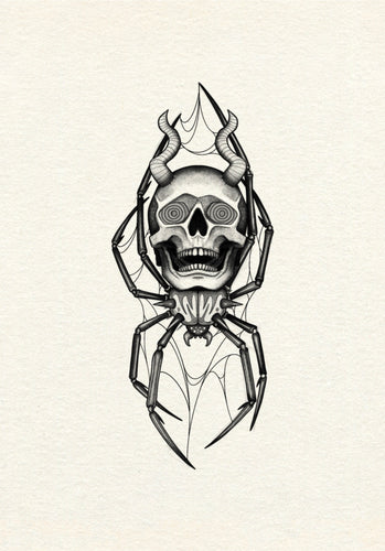 Skull Spider by Harryl