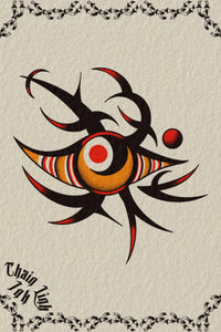 Trad Tribal Eye by Liam